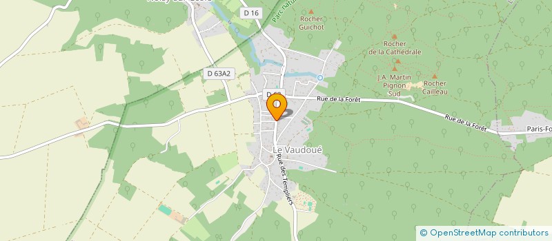 localisation de l'entreprise TERRA AMENAGEMENTS EXTERIEURS  LE VAUDOUE