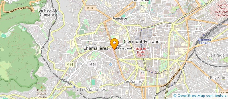 localisation de l'entreprise TERRA ARVERNIS  CLERMONT-FERRAND