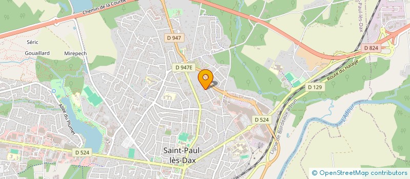 localisation de l'entreprise TERRA B ET C  SAINT-PAUL-LES-DAX