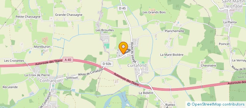 localisation de l'entreprise TERRA BATIRA  CURTAFOND