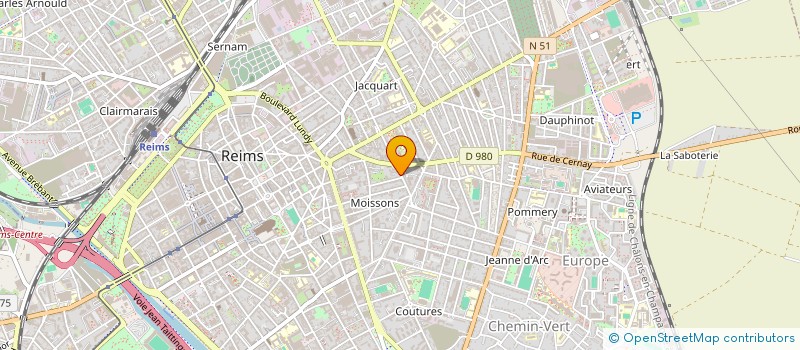 localisation de l'entreprise TERRA BB à REIMS