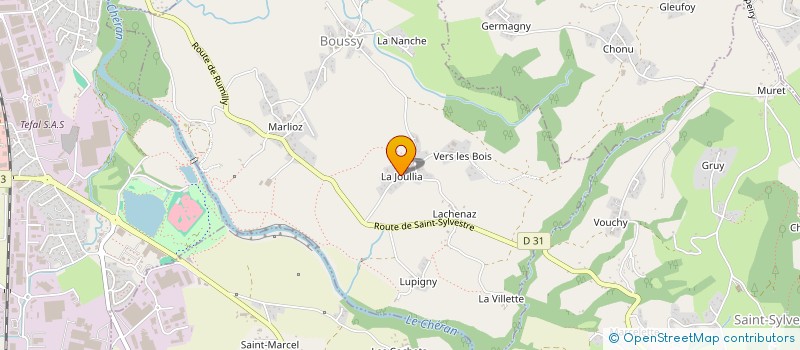 localisation de l'entreprise TERRA-BELLA  BOUSSY