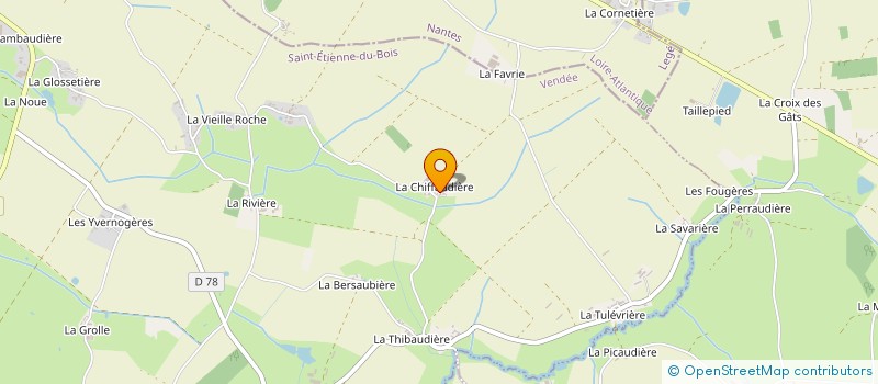 localisation de l'entreprise TERRA CAPRA  SAINT-ETIENNE-DU-BOIS