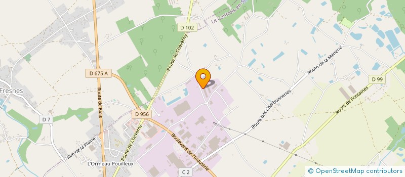 localisation de l'entreprise TERRA CERES à LE CONTROIS-EN-SOLOGNE