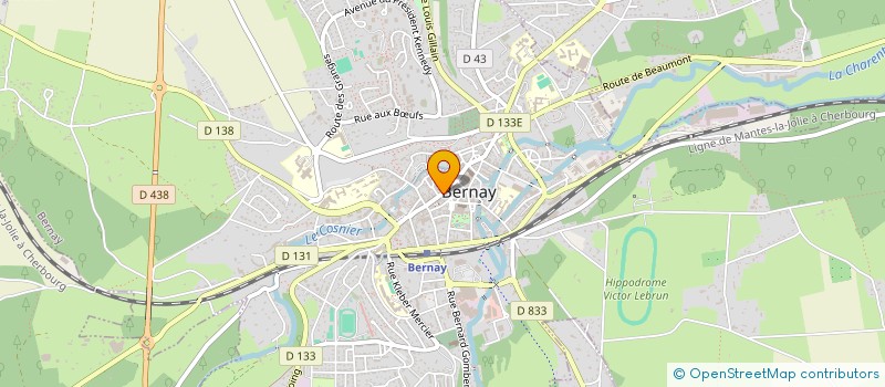 localisation de l'entreprise TERRA CHAUSS à BERNAY