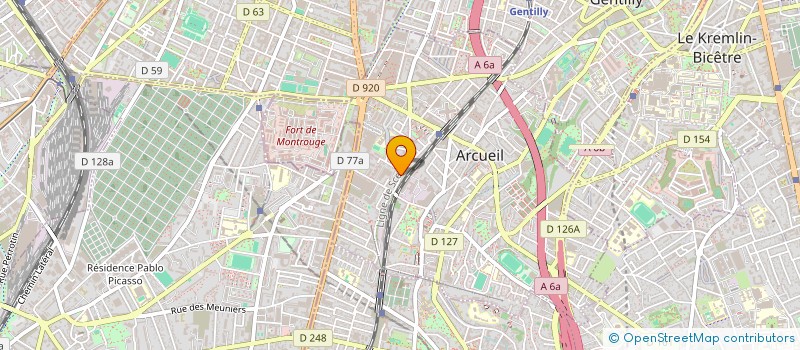 localisation de l'entreprise TERRA COCO  ARCUEIL