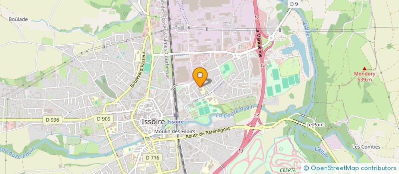 localisation de l'entreprise TERRA CONDEROSA  ISSOIRE