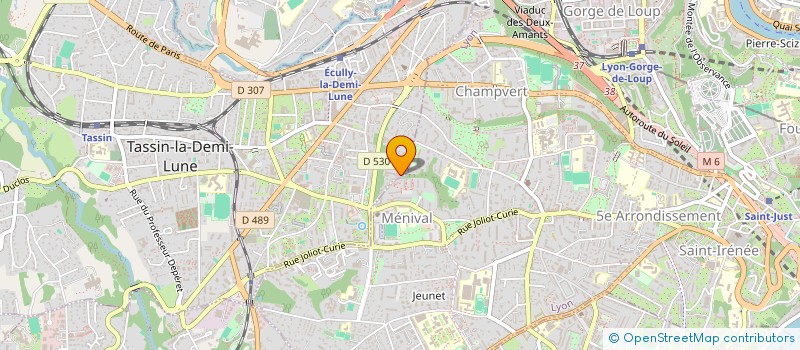 localisation de l'entreprise TERRA CONSULTING à TASSIN-LA-DEMI-LUNE