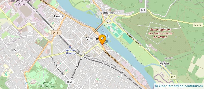 localisation de l'entreprise TERRA-CONSULTING à VERNON