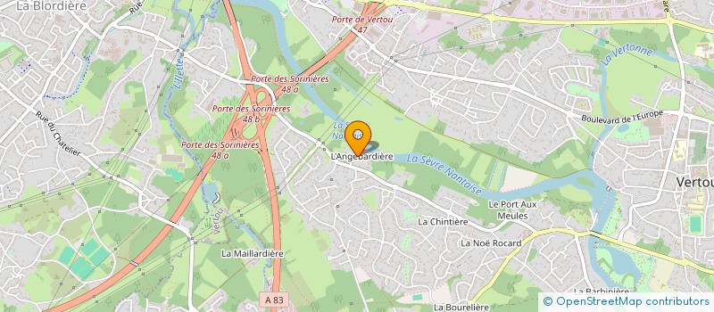 localisation de l'entreprise TERRA COULOMMIERS  VERTOU