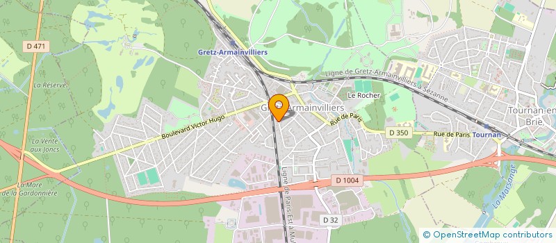 localisation de l'entreprise TERRA CROM  GRETZ-ARMAINVILLIERS