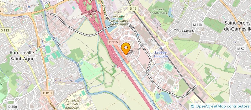 localisation de l'entreprise TERRA D'OC  LABEGE