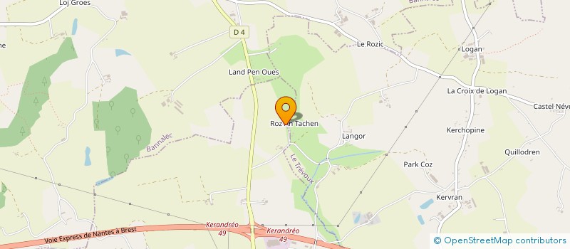 localisation de l'entreprise TERRA DOMUS  LE TREVOUX