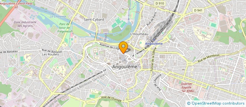 localisation de l'entreprise TERRA DORA à ANGOULEME
