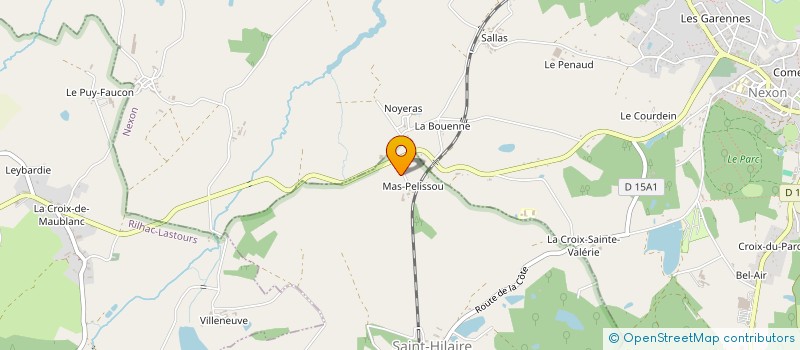 localisation de l'entreprise TERRA ENERGY 87 à SAINT-HILAIRE-LES-PLACES