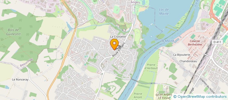 localisation de l'entreprise TERRA F.L.  BOUCHEMAINE