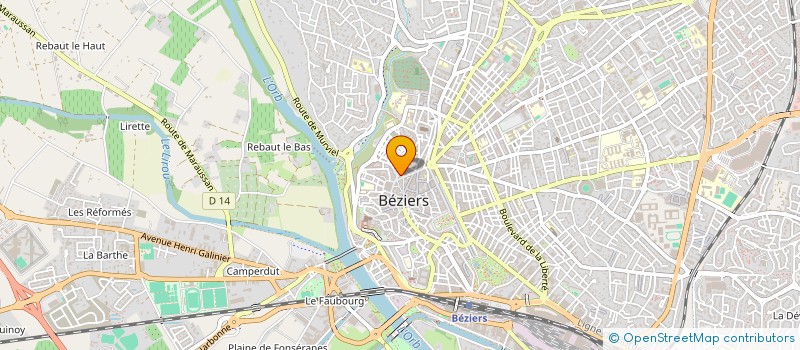 localisation de l'entreprise TERRA FIRMA  BEZIERS