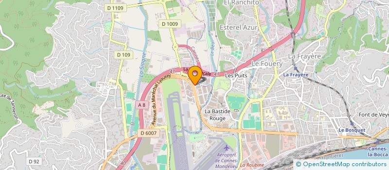 localisation de l'entreprise TERRA FOREST  MANDELIEU-LA-NAPOULE