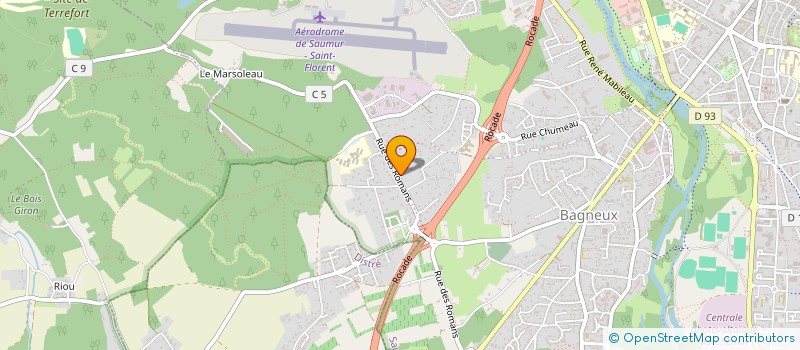 localisation de l'entreprise TERRA FORTIS  SAUMUR