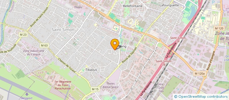 localisation de l'entreprise TERRA FUNERAIRE  TOULOUSE