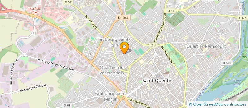 localisation de l'entreprise TERRA GAIA  SAINT-QUENTIN