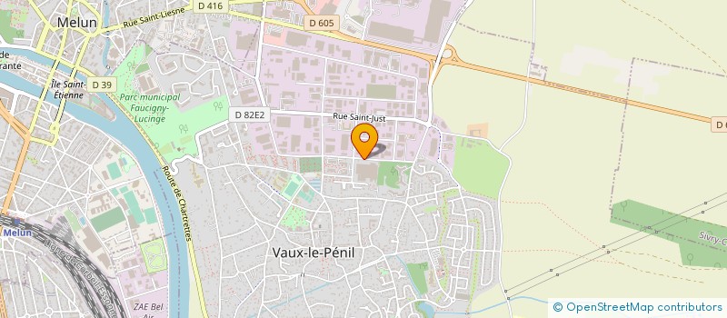 localisation de l'entreprise TERRA GESTION à VAUX-LE-PENIL