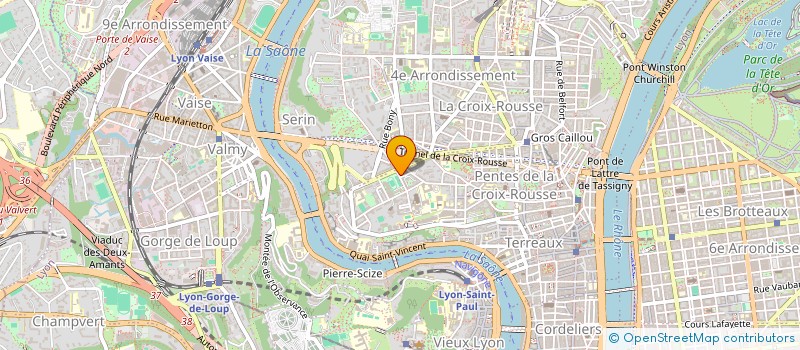 localisation de l'entreprise TERRA GNOSIS à LYON