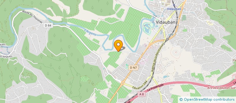 localisation de l'entreprise TERRA GROUP à VIDAUBAN