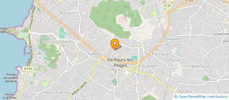 localisation de l'entreprise TERRA IMMO à SIX-FOURS-LES-PLAGES