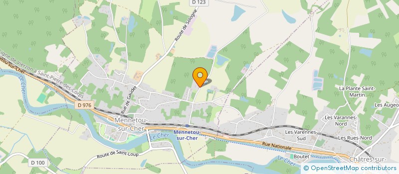 localisation de l'entreprise TERRA IMMOBILIER SAS à MENNETOU-SUR-CHER
