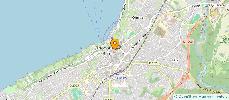 localisation de l'entreprise TERRA INCOGNITA à THONON-LES-BAINS