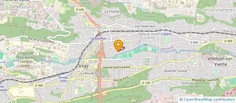 localisation de l'entreprise TERRA LUSA à ORSAY