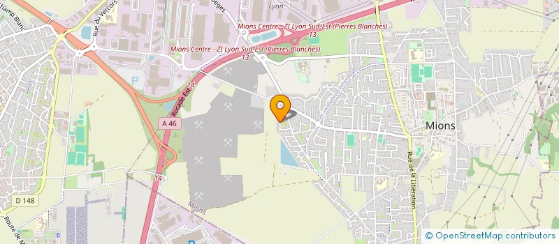 localisation de l'entreprise TERRA LYON  CHASSIEU