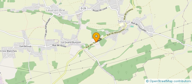 localisation de l'entreprise TERRA-MAC  SALINS