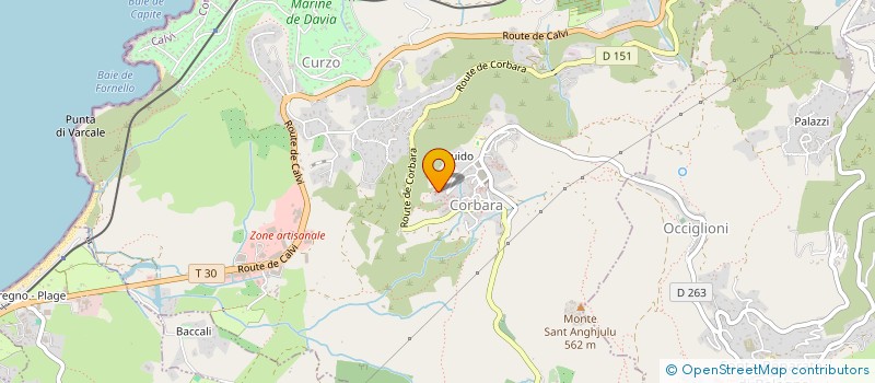 localisation de l'entreprise TERRA MAGGIORE à CORBARA
