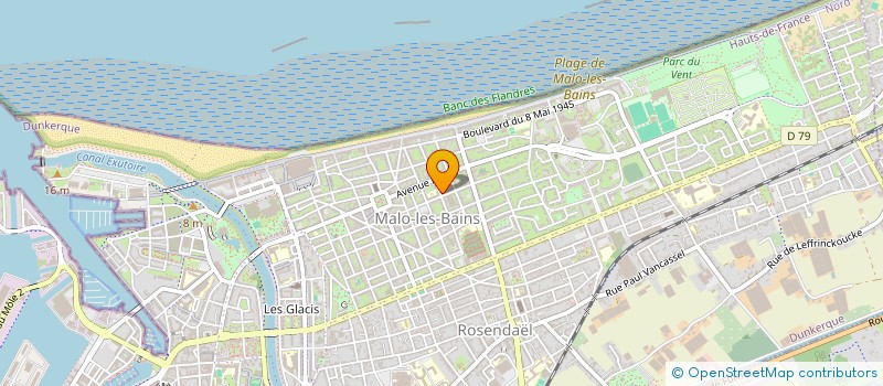 localisation de l'entreprise TERRA MALO INVEST à DUNKERQUE