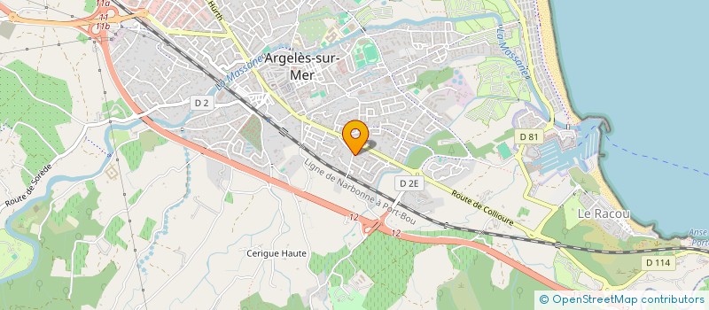 localisation de l'entreprise TERRA MARENDA  ARGELES-SUR-MER