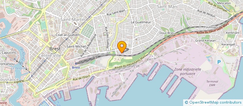 localisation de l'entreprise TERRA MARIS à BREST