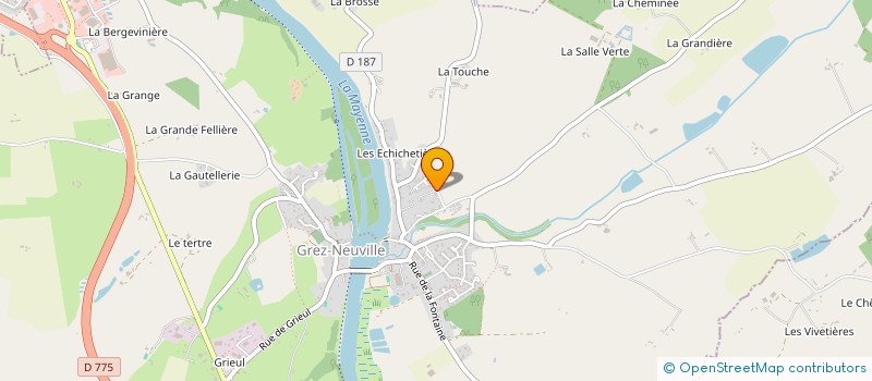 localisation de l'entreprise TERRA MUSICA à GREZ-NEUVILLE