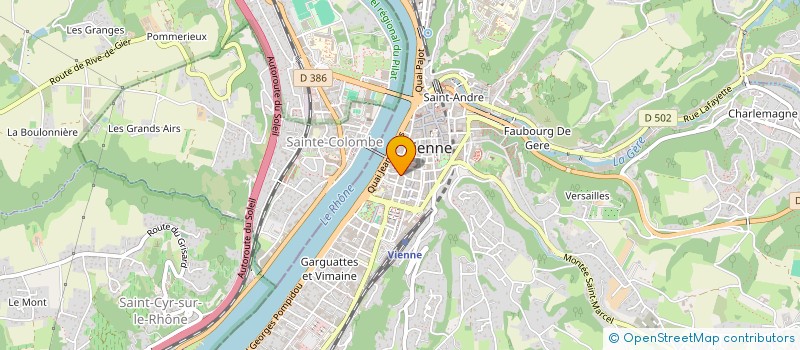 localisation de l'entreprise TERRA NOSTRA à VIENNE