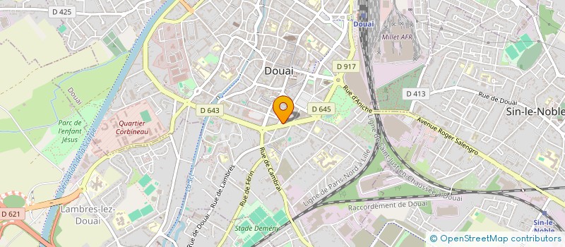 localisation de l'entreprise TERRA NOSTRA CONFERENCES à DOUAI