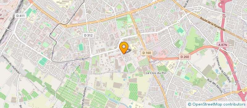 localisation de l'entreprise TERRA NOVA à ANGERS