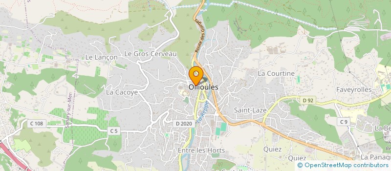 localisation de l'entreprise TERRA NOVA  OLLIOULES
