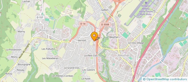 localisation de l'entreprise TERRA NOVA  POISY