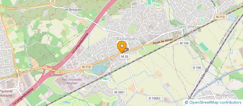localisation de l'entreprise TERRA NOVA INVEST à BAILLARGUES