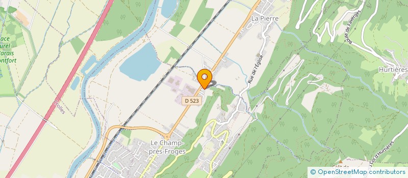 localisation de l'entreprise TERRA'PREST  LE CHAMP-PRES-FROGES