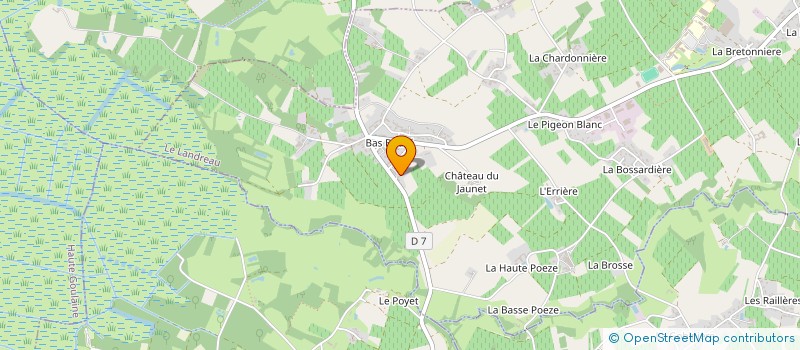 localisation de l'entreprise TERRA PRETA PAYSAGE à LE LANDREAU