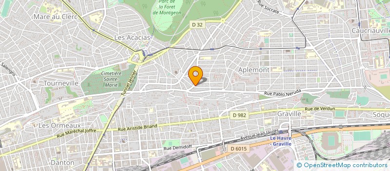 localisation de l'entreprise TERRA PSY - PSYCHOLOGUE SANS FRONTIERES  LE HAVRE