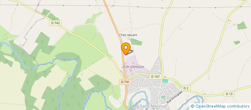 localisation de l'entreprise TERRA PV 5  SAINT-MAURICE-LA-CLOUERE