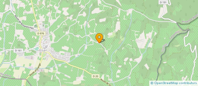 localisation de l'entreprise TERRA RUBIA  VISAN